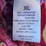 Elodie XL Boho Sleeveless V-Neck Tunic Top Lace Detail Paisley Floral Women Photo 4