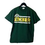 NFL  Green Bay Packers T Shirt Vintage Y2K Green Large L Sports Football Team Photo 1