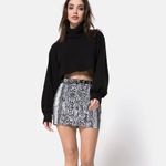 Motel Rocks Mini Snakeskin Skirt Photo 1