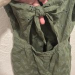 American Eagle Aerie Green Cut-out Tie Front Romper Size Small Photo 2