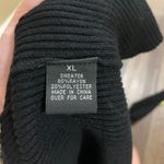 BCX Brand BCX Black Lace-Up Tunic Sweater Dress XL Photo 7