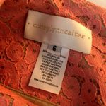 Anthopologie Corey Lynn Calter Womens Youghal Lace Cropped Pants Pink Floral 6 Photo 7