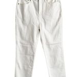 J.Crew NWD  Classic Straight White Jeans Womens Size 28P Photo 2
