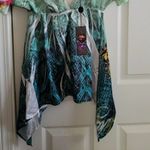 Ed Hardy NWT Women's  by Christian Audigier Tiger Rhinestone Shirt Top Size S Photo 2