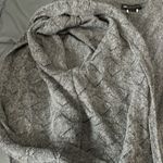 Mango Poncho Sweater Gray Size Medium Photo 8