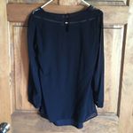 Motherhood  Maternity top Black blouse! Size small! Photo 2
