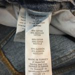 Good American Womens '90s Duster Straight Leg Jeans Distressed Blue950 6/28 Photo 4