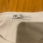 ZARA  White Baby Tee Photo 2