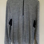 Champion  Duo Dry Quarter Zip Jacket Heather Gray Size Medium Photo 0
