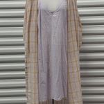 Ulla Johnson  Fayette Shirt Dress Women's Sz 8 Lilac Plaid Button Front Boho Chic Photo 3