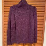 Daisy Fuentes Petites Women’s Purple Knit Turtleneck Sweater Sz P Large Photo 5