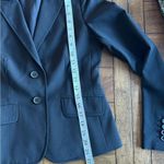J.Crew  Suiting Black Lightweight Wool Lined Blazer Size 0 Photo 5