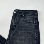 American Eagle  Black High Waisted Strigid Mom Jeans 12 Long Photo 2