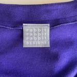 Rabbit Rabbit Rabbit Designs Maxi Dress Womens 10 Purple Batik Mother of Pearl Photo 7