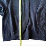 Worthington Black Cropped Short Sleeve Open Front Sweater Size XLarge Photo 6