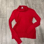 Go Couture  Vibrant Red Cowl Neck Sweater Photo 1