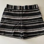 Anne Klein Black and Ivory Stripped Shorts size 4 Photo 0