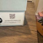 Sole Society  Black Leather Floral Wedges 9 NIB Photo 6