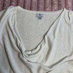 Worthington Women's Size Large Cowl Neck Cap Sleeve Sparkly Glittery Top Evening Photo 4