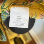 Madewell Yellow silk Floral Wrap Blouse and matching skirt. Size XXS and 00 Photo 4