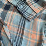 Aerie Pink and Blue Boyfriend Flannel Photo 3