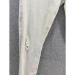 Pistola  Women's Denim Jeans Distressed Skinny Size 29 Solid White Ankle Zip Photo 10