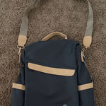 Lululemon  Athletica Black and Tan Backpack Photo 0