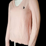 U.S. Polo Assn. Pink V-Neck Sweater Photo 0