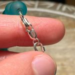 Beaded Sea Glass Hand Blown Glass Octopus Bead Bracelet Photo 9