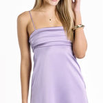 Beginning Boutique Chantell Lilac Mini Dress Photo 0
