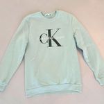 Calvin Klein Monologo Oversized Crew Neck Jumper Photo 0