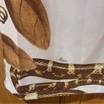 Miaou Moni Pencil Skirt in Eden Floral Snake Print Cream & Brown Size Small Photo 7