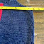 Tommy Hilfiger  Vintage Chunky Knit Top Tank Large Logo Americana Y2K Preppy Photo 1