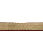 Talbots  Red & Black Snakeskin Print Belt with Gold Adjustable Buckle Photo 3