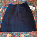 Harvé Benard Harve Bernard Navy Blue A Line Skirt NWT Photo 7