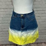 Wild Fable  Dip Dye Jean Skirt Photo 0