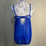 Baby doll lingerie with push up‎ cups. Blue size Large Photo 2