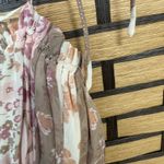 Vici Brown And Pink Floral Maxi Dress Size Medium Photo 5