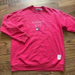 Tommy Hilfiger red crewneck sweatshirt Photo 0
