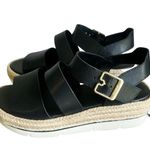 DR. SCHOLL'S Once Twice Black Women's Platform Sandal Size 6.5 #B1141 Photo 3