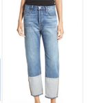 frame denim Le Crop Mini Boot Reverse Cuff Jeans Clifton Wash sz 24 NWOT Photo 4