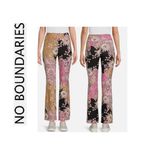 No Boundaries 🆕  Multi-prints Flared Leg Pants S🆕 Photo 1