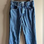 ZARA size 6 long 33” inseam jeans straight leg Photo 2