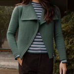 margaret o'leary NEW  Forest Green Women's Cardigan Photo 1