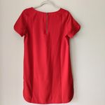 Rosette Red Tee Shirt Dress Photo 3
