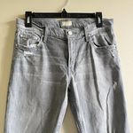 Mother Skinny Jeans The Dropout in Holy Smokes Womens Size 27 Gray Crop … Photo 4