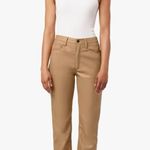 joe's jeans NWT JOE'S THE HONOR HIGH RISE VINTAGE STRAIGHT ANKLE JEANS  VEGAN LEATHER Photo 4