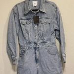Le lis Denim Romper Photo 3