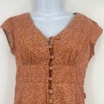Calvin Klein Jeans Vtg Y2K Corduroy Babydoll Dress 1 Cottagecore Boho Romantic Photo 2