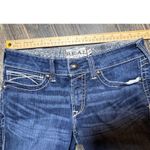 Ariat Real Denim Womens Straight Leg Low Rise Jeans Dark Wash Size 30R Western Photo 5